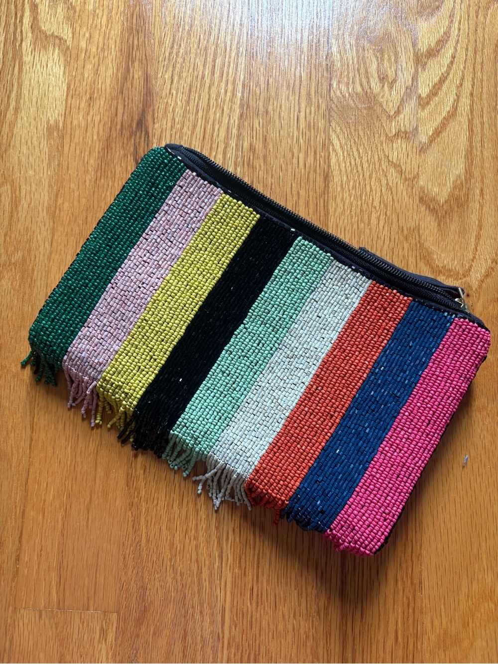 ALLOY Red Fabric Zip Pouch